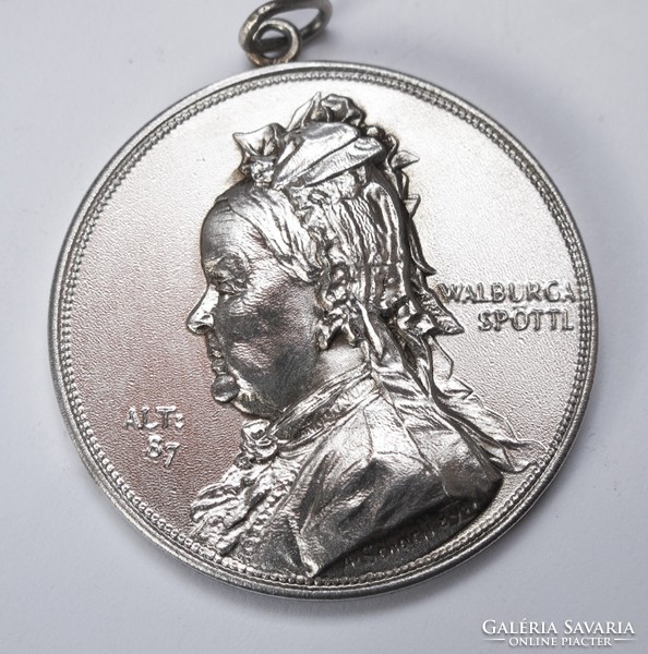 Medailleur Scharff, Anton 1845-1903 Silbermedaille 1891,