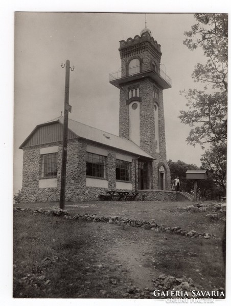 Pécs Kiss József kilátó Misina tető (lebontották) ca 1930