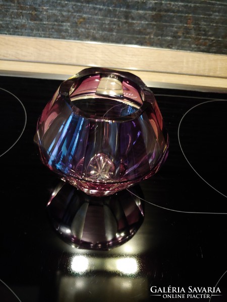 Színes üveg váza