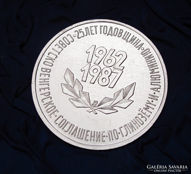 25 éves a Magyar-Szovjet timföld egyezmény 1962-1987.HUNGALU.