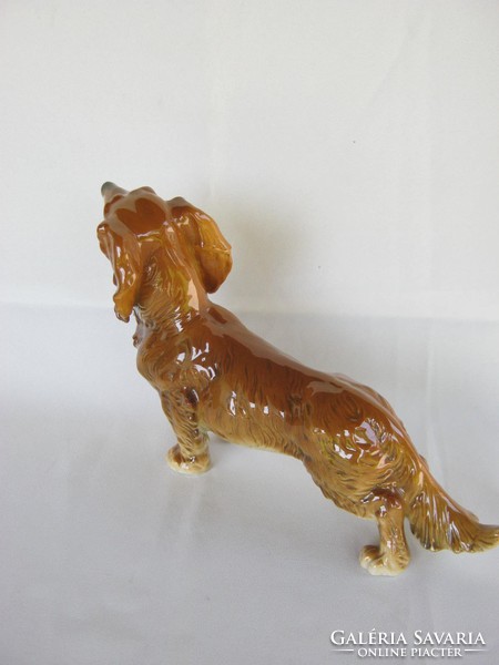 Ens porcelain large dachshund dog