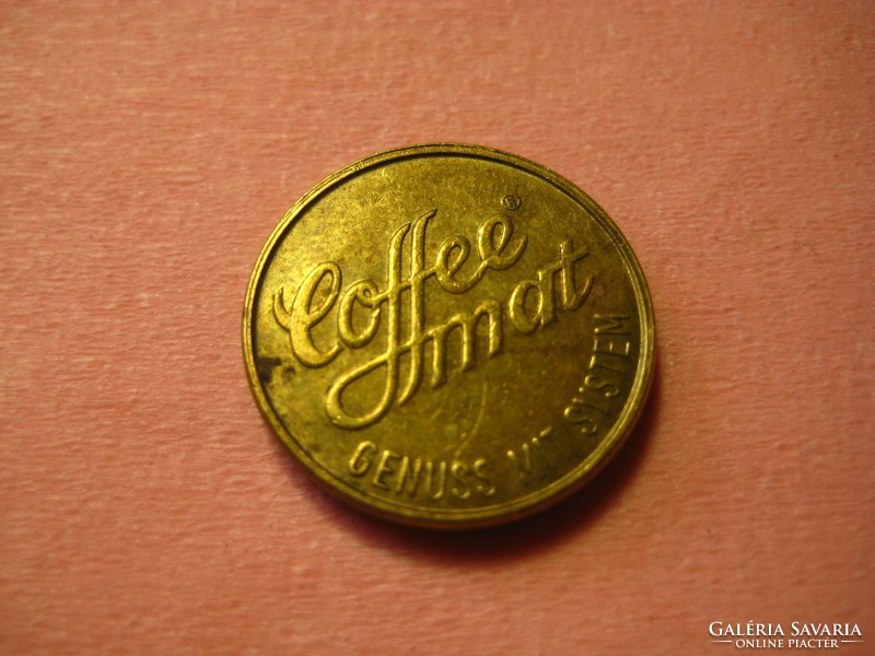 Kávé zseton  19 mm