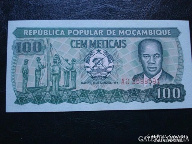 Mozambik 100 meticas UNC