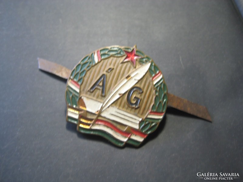 Badge from the past á. G. Marked 35 mm