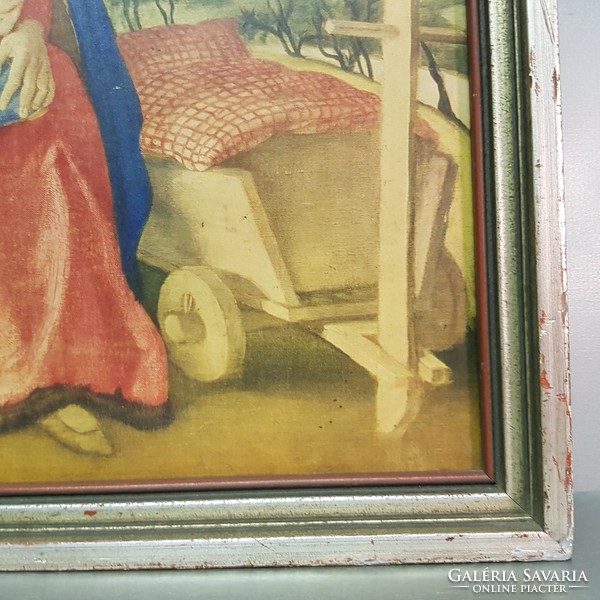 "FRausch M.." jelzéssel Anya Gyermekével festmény reprodukció (1144)