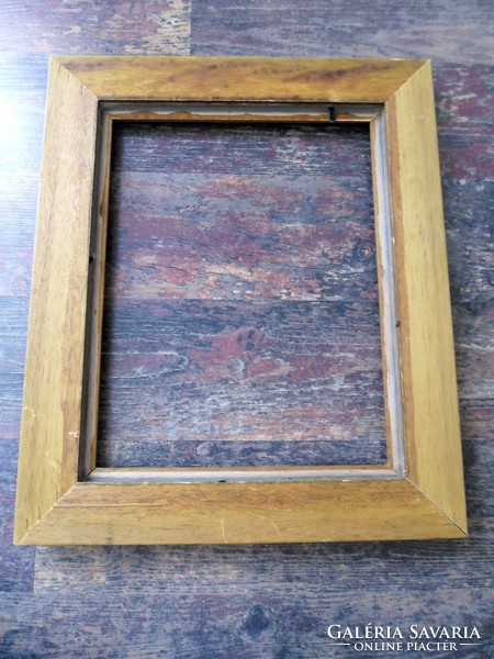 Old carved hardwood beautiful picture frame