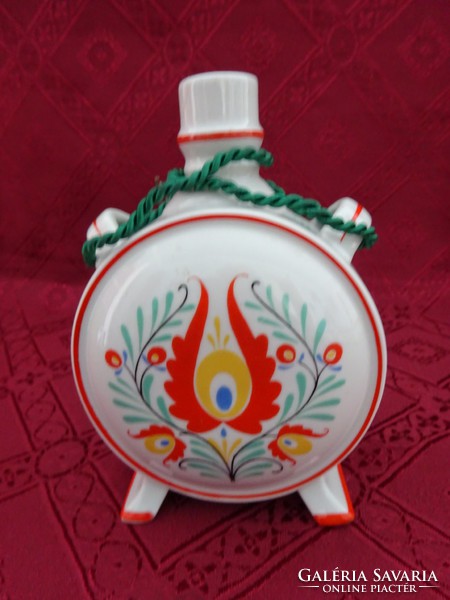 Drasche porcelain bottle, diameter 9 cm, with folk art pattern. He has!