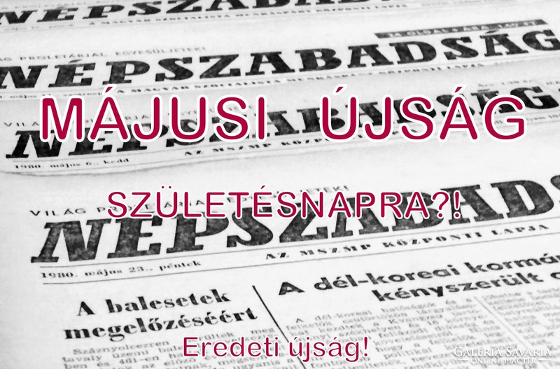 1969 május 23  /  NÉPSZABADSÁG  /  Régi ÚJSÁGOK KÉPREGÉNYEK MAGAZINOK Szs.:  12257