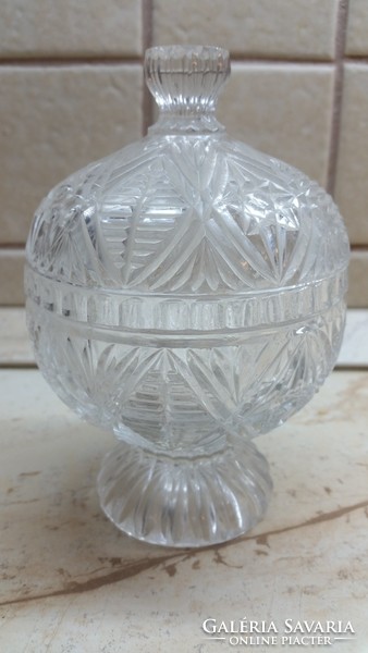 Glass, crystal bonbonier for sale!