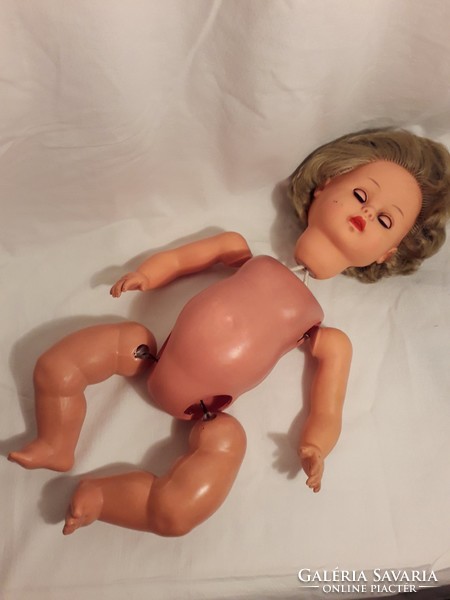 Vintage bargain item mmm marked doll needs re-rubbing