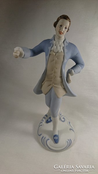 Royal dux painted biscuit porcelain figurine, circa 1930-40.