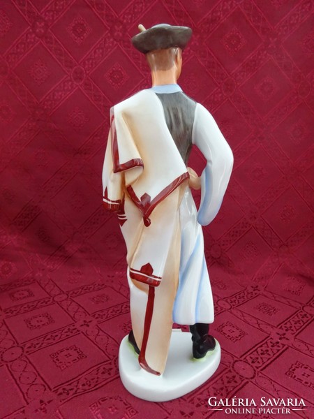 Aquincum porcelán figurális szobor, csikós férfi, magassága 28 cm. Vanneki!