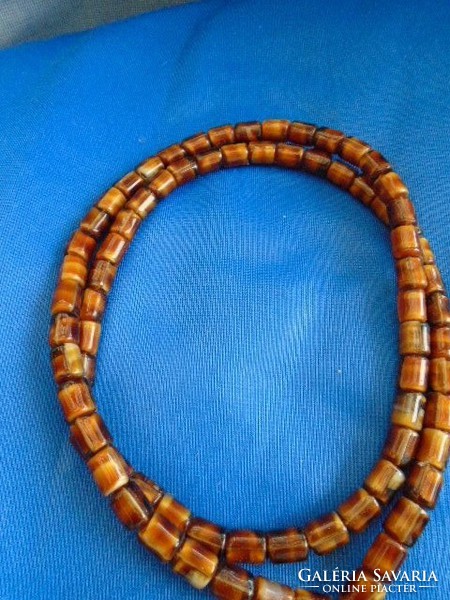Tiger eye semi-precious stone necklace in the most beautiful colors