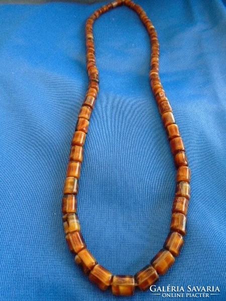 Tiger eye semi-precious stone necklace in the most beautiful colors