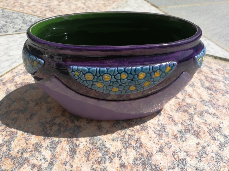 Eichwald pot, serving flowerpot, offering candy or smaller fruits! Art deco, Art Nouveau.