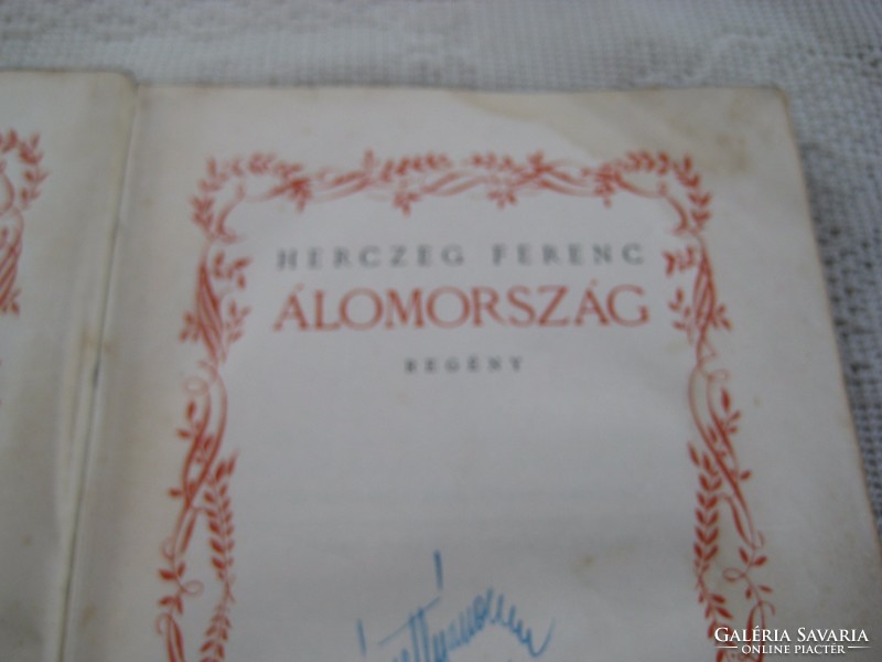 Herceg  F . Álomország  1925 ,   Gyűjteményes   Díszkiadás