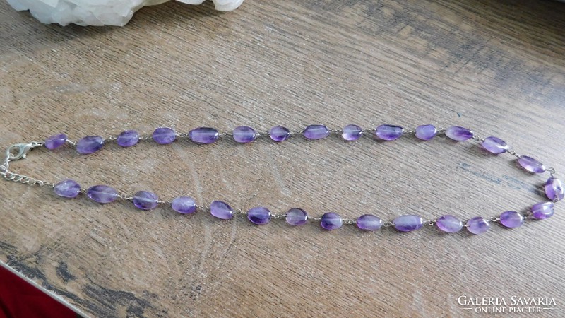 Original beautiful amethyst necklace (47.5-49.5cm)