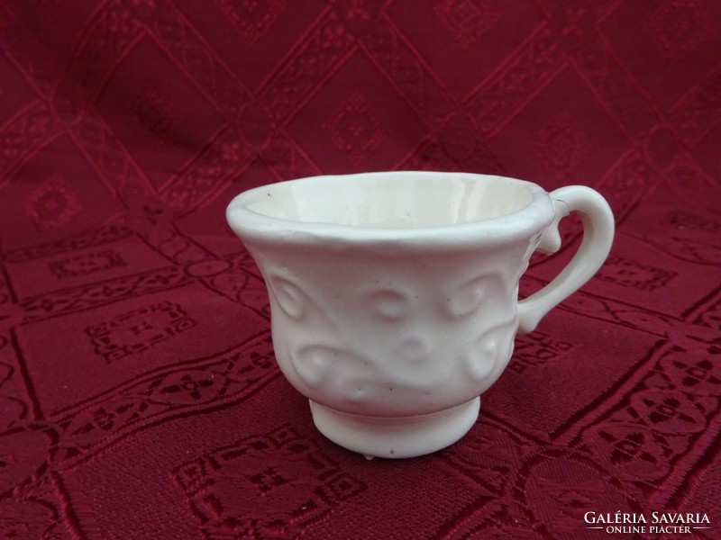 Antique German coffee cup, height 4.5, diameter 5.7 cm. He has!