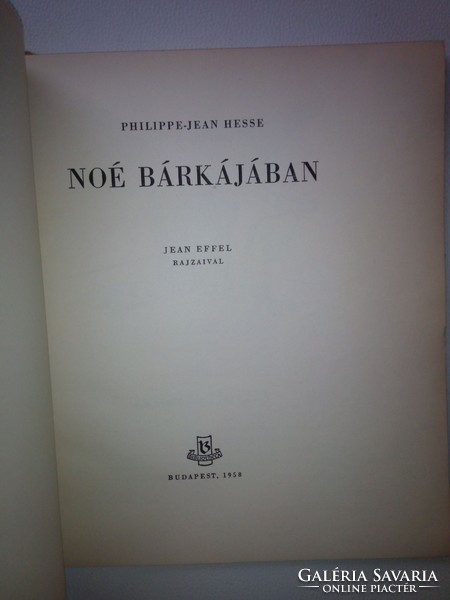Philippe-Jean Hesse: Noé bárkájában (1958)