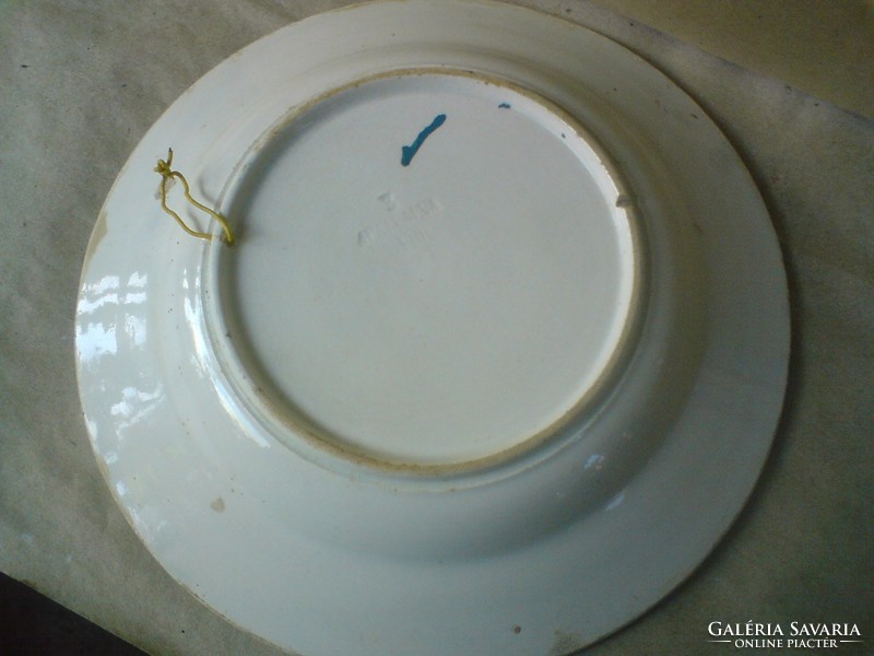 Régi bélapátfalvi fali tányér "Apátfalva" jelzéssel
