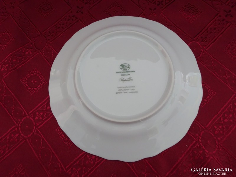 Hutschenreuther antique German porcelain - papillon - cake plate, diameter 19 cm. He has!