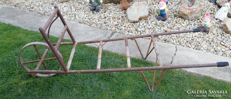 Old iron wheelbarrows, rags, nostalgia pieces, for garden or even use