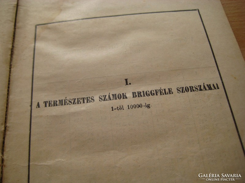 Dr Lutter Nándor : Öt számjegyű szorszámi és szögmértani  táblák .1912  Franklin Társulat