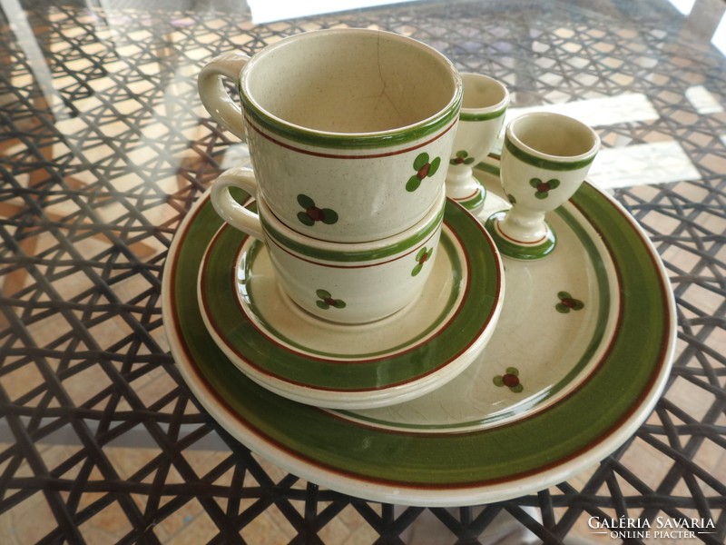 Ceramic breakfast set - Viennese exclusive handmade product