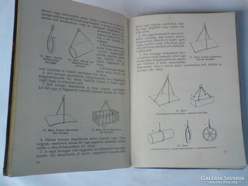 Régi könyv - Géplakatos szakismeretek II. 1957