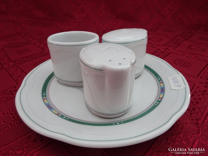 Lilien porcelain austria, salt shaker set and candle holder. He has!