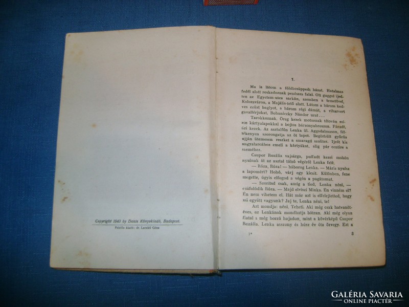 The works of Ignácz rózsa - 1943 - copy dedicated by the author