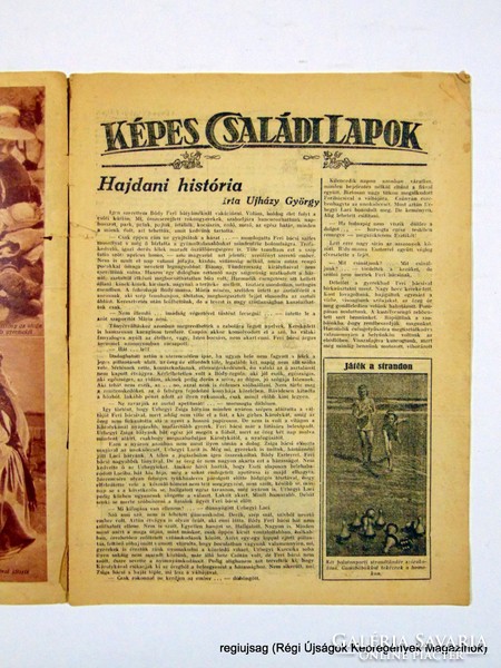 1937 június 20  /  KÉPES CSALÁDI LAPOK  /  Régi ÚJSÁGOK KÉPREGÉNYEK MAGAZINOK Szs.:  14294
