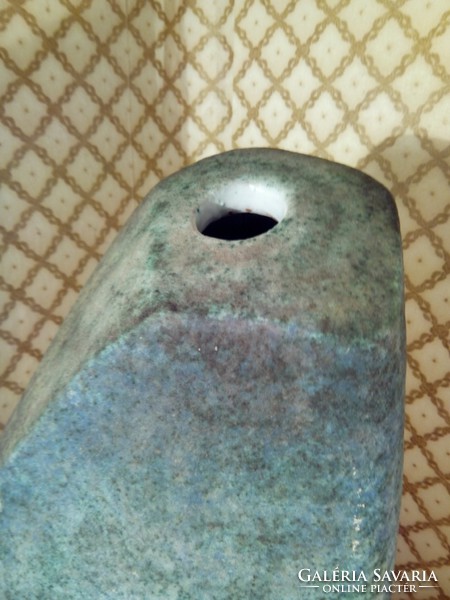 Mid Century ritkaság ÓRIÁS méretű SIMÓ ÁGOSTON  samott kerámia padló váza 53 cm