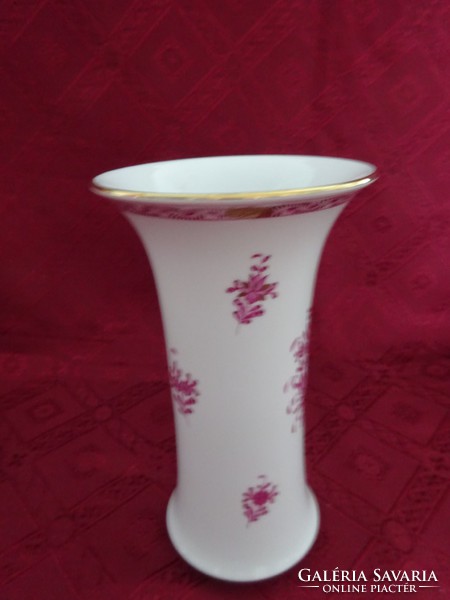 Herendi porcelán, Apponyi mintás váza, magassága 21 cm. Vanneki!