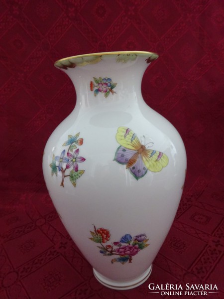 Herendi porcelán, Viktória mintás váza, magassága 23 cm. Vanneki!