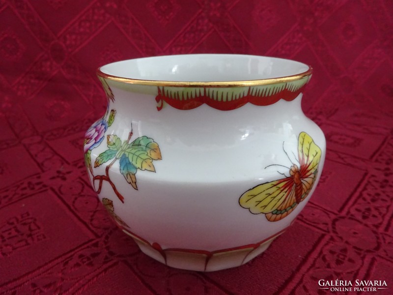 Herend porcelain, Victorian vase, height 8 cm, top diameter 8 cm. He has!