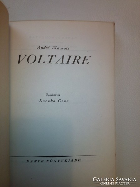 André Maurois: Voltaire (1946)