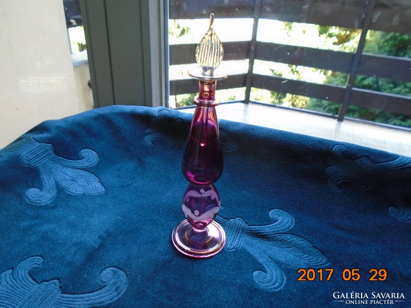 Egyiptomban 2008-ban vásárolt kézműves  parfümös üveg