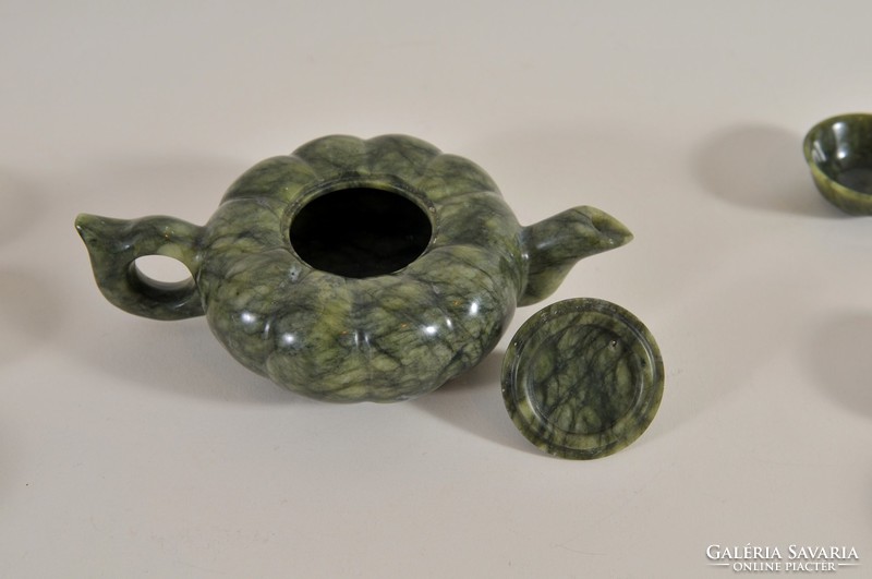 Antik kínai nefrit teáskészlet