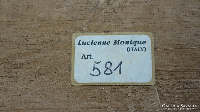 Lucienne Monique olasz kézműves design manufaktúra. A tükör a XX.század második felében készült