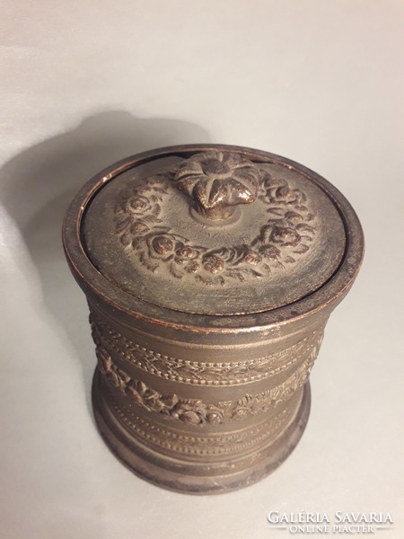 Johann maresch antique ceramic tobacco holder 1900s lid damaged!