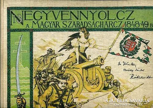 NEGYVENNYOLCZ könyv 1848-49 forradalom irodalom színház Petőfi Kossuth +1 vadonatúj reprint példány