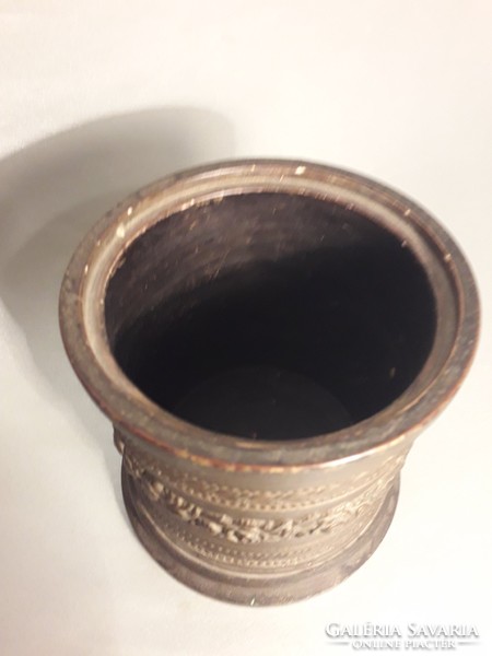 Johann maresch antique ceramic tobacco holder 1900s lid damaged!