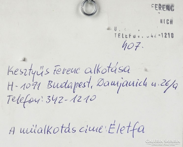 1A734 Kesztyűs Ferenc : "Életfa" 2001