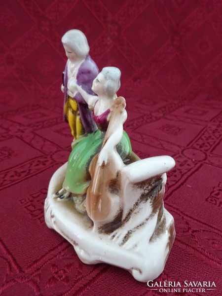 Antik Hummel  porcelán figura, muzsikus páros. GM 584. Vanneki!