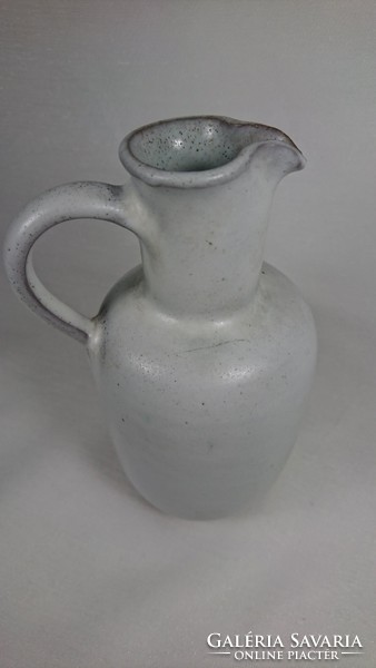 Erhard goschala meuselwitz painted-glazed ceramic jug, circa 1960. Damaged