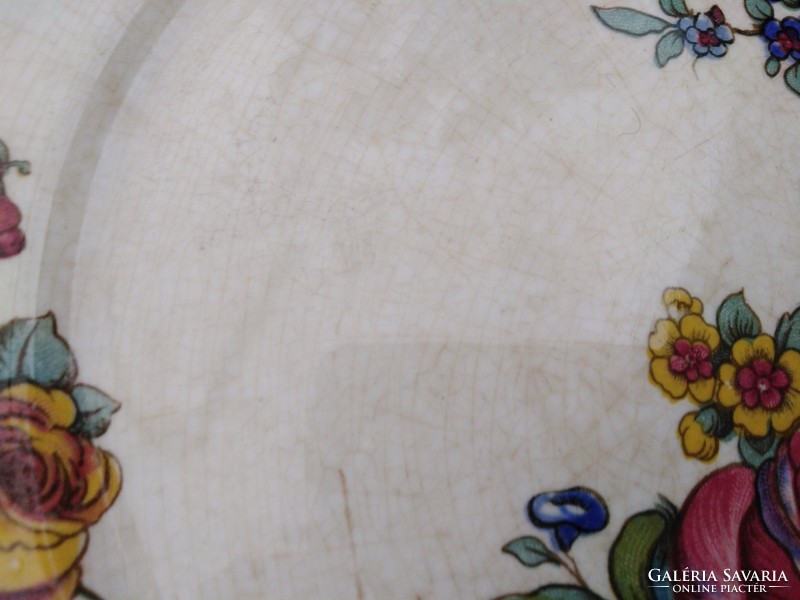 G01 Antik Villeroy & Boch tányér 24 cm csodálatos virágminintával.