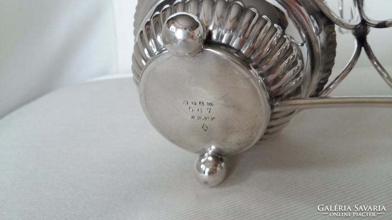 Spice holder, late 1900s, silver-plated