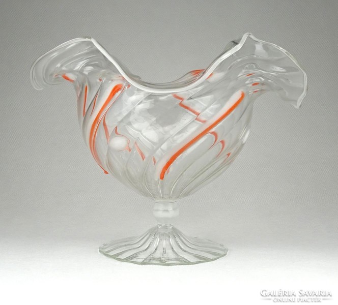 1A727 Vittorio Zecchin muránói üveg váza 15.5 cm