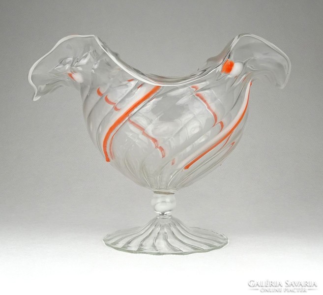 1A727 Vittorio Zecchin muránói üveg váza 15.5 cm